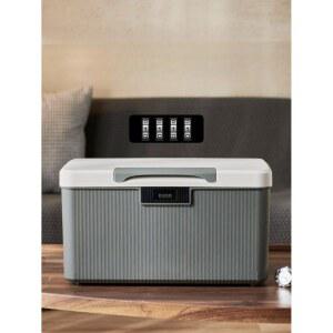 잠금식 보관함 비밀번호 박스 이중 문서 휴대용 가정용 자물쇠 잠금장치 일일임대공사장 암호