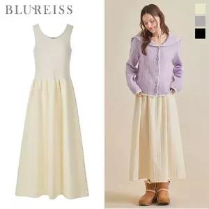[블루레이스] 누빔 레이어드 롱 원피스_B5W1OP3060