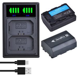 소니 호환호환 A7C II NP-FZ100 배터리 + 충전기 ZV-E1 a7R III A9 A6600 A6700 호환)