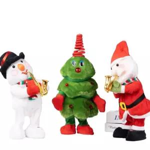 춤추는 트리 인형 댄싱 움직이는 눈사람 멜로디 댄싱트리 소품 크리스마스