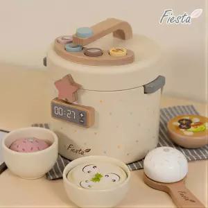 피에스타 원목 소꿉놀이 멀티쿠커 밥솥 세트