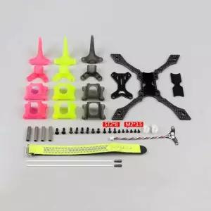3인치 프로펠러용 LDARC M3 144mm FPV 레이싱 드론 프레임 키트(캐노피 3개 포함)