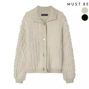 여성 앙고라 니트 가디건