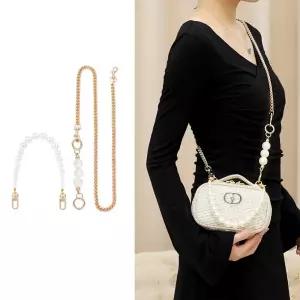 디올코스메틱 파우치 호환 진주 스트랩 체인줄 미니백 리폼 가방끈 DIY 부자재세트