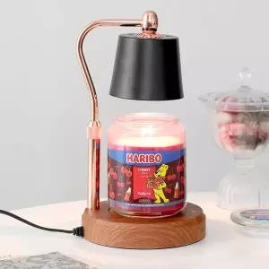 하리보캔들 라지자+빛조절 높이조절 우드감성 캔들워머 세트