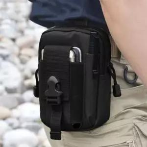 [하프클럽/]서바이벌 허리벨트 보조가방 휴대폰 등산 파우치