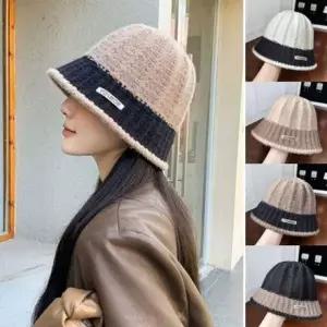 니트 벙거지 모자 여자 겨울 히터 가온 방한모자 니트 겨울 여성 기모모자 벙거지 여자 엄마 굵은털실모자