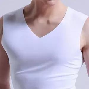 [하프클럽/]심리스 V넥 데일리 나시 무봉제 클래식 - 쿨 기능성