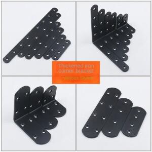 호환 1개 스테인리스 스틸 L자형 지지 브래킷 고정용 직각 코너 브레이스 가구 하드웨어