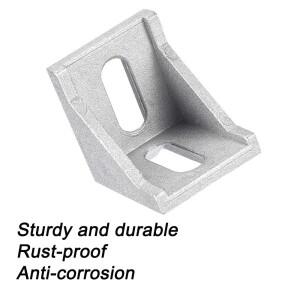 호환 압출 내부 코너 브래킷 거싯 L자형 직각 조인트 브레이스 커넥터