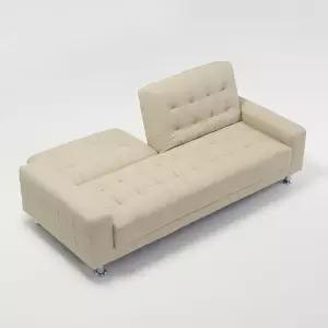 [착불]갤럭시 등받이 독립 각도조절 3인 소파베드 에어레더 3인용쇼파