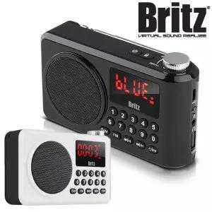 브리츠 BZ-LV990 휴대용 블루투스 스피커 효도 FM 라디오 MP3재생 이어폰단자 폴더이동 등산 캠핑 낚시