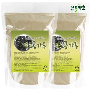볶은 검은콩가루 500gx2팩  국산 검정콩100%
