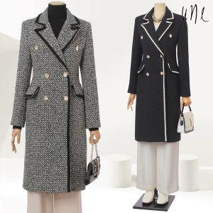 [하프클럽/윈]UNE럭셔리시크브레이드울코트