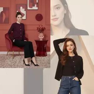 야미니트 간절기 가디건 앙상블 2종 세트