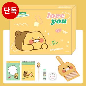 카카오프렌즈 춘식이 클린뽀짝 문구세트 미니 빗자루 포함