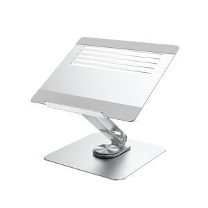 메온셀 빅트랙 회전형 접이식 노트북 거치대 실버, VIC-LS02