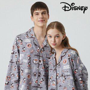 [월트디즈니]디즈니 정품 와이카라 홈웨어 긴소매 페어 상하세트  DK-5312