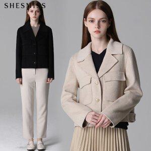 [쉬즈미스] 울 혼방 플랩 포켓 재킷