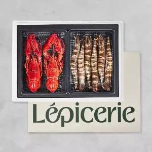 [롯데백화점]자연맛남 레피세리 자숙 랍스터+킹타이거 세트 (랍스터 특2미+킹타이거8-10미)