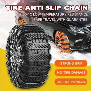 스노우 체인 타이어 체인 우레탄 세트 휠 타이 벨트 자동차 타이어 체인 겨울 미끄럼 방지 체인 눈 비상 신