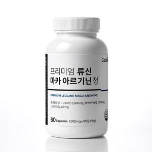프리미엄 류신 마카 아르기닌 정 1,000mg x 60정 단백질 아미노산