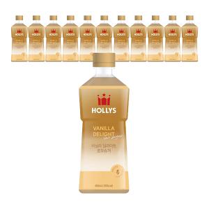 할리스 바닐라딜라이트 로우슈거 450ml, 6입, 2개 (총 12개)