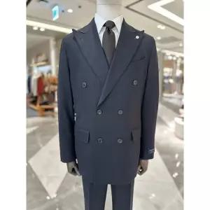 [지이크](센텀시티점)F/W 지이크 이태리 최고급 프리미엄 원단 다크 네이비 더블정장(PHJ2031NAD)