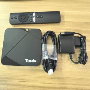 기존 Tanix TX5 Android14 TV 박스 Amlogic S905Y5 쿼드 코어 16/32/64GB AV1 BT 2.4G 및 5G Wifi 4K HD 셋