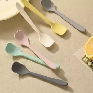 실리콘 요거트 스푼 아이스크림 요플레 미니 숟가락