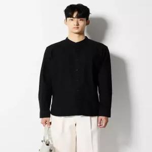 [STCO] 헨리넥 셔츠_블랙 (클래식핏)-SDSTD10CSB