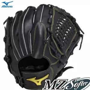 미즈노 MZ SOFTER 투수/올라운드 글러브 1AJGR23901 블랙 12인치 / 부드러운 글러브