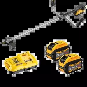 디월트 무선 양손 핸들 예초기 60V MAX 충전공구 배터리(4.0) 2개 세트 삼도날 줄날 DCBCS622Y2