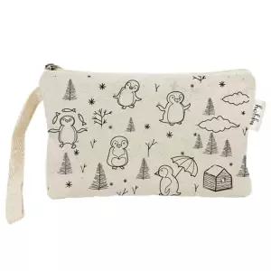 TD 펭귄 - 파우치꾸미기 단품에코백꾸미기 색칠놀이 DIY페브릭 에백공예 나만의에백 치꾸미기 치만들기 의