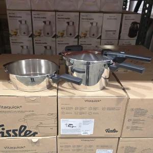 휘슬러 비타퀵 콤비 압력 밥솥 4.5L + 2.5L 2개 세트 코스트코 독일 인덕션 압력솥