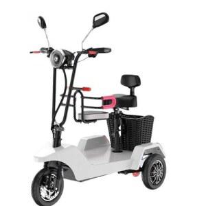 전기자전거 미니 스쿠터 세발 장보기용 등원 여성용 전동자전거 전동차 바이크 트렁크