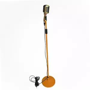 노래방 스탠드마이크 소품 레트로 플로어 무대공연