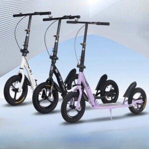 2발킥보드 접이식 어른 킥보드 성인용 타입 경량 광폭휠 청소년 발킥보드 브레이크 출퇴근