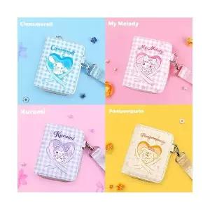 산리오 스트랩 하트 반지갑 시나모롤 쿠로미 마이멜로디 폼폼푸린