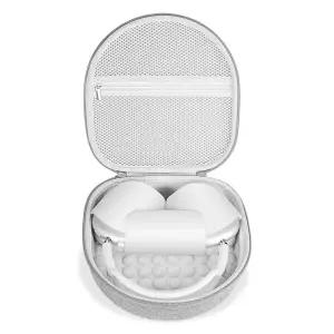 에어팟 맥스 헤드폰용 케이스 여행용 휴대용 헤드폰 하드 커버 백 충전기 액세서리용 지퍼가 달린 메시 파