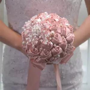 웨딩부케 셀프 촬영 소품 조화 부캐 가짜 꽃 부케