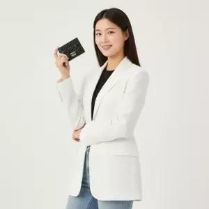 5MC076 AFPP F0002 마테라쎄 지갑 블랙  5MC076 2FPP F0002) 배송