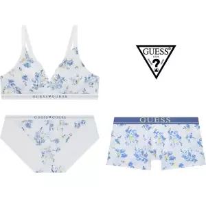 [게스언더웨어](신세계 사우스시티)블루플로럴커플속옷SET GE312