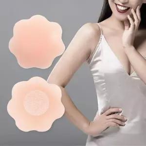 [하프클럽/]완벽밀착 실리콘 니플패치 5세트 꽃형 여성 유두 밴드