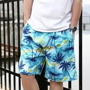 [하프클럽/]루즈핏 남성 여름 비치 바지 수영 물놀이 반바지 5부