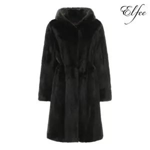 [NS홈쇼핑]진도 Elfee 풀스킨 휘메일 블랙 밍크 롱코트 (E9W3EC17)[35656781]