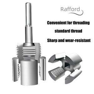 라포드 PPR 파이프 나사 가공 도구 12인치 및 34인치 DN15DN20 내부 외부 탭 절단기 연장 포함