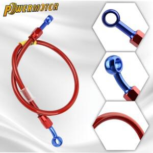 600mm 범용 바이크 오토바이 브레이크 라인 케이블 클러치 오일 호스 튜브 파이프 엔듀로 액세서리 모토크