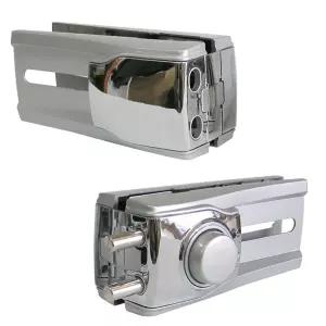 4-4 공구생활 강화 도어 도어락 그리핀3 양문용 유리문 도어록 열쇠 잠금장치