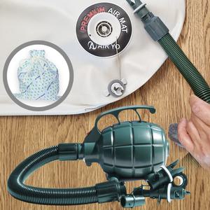 알파투 600W수류탄에어펌프+보관가방 공기주입기 휴대용 전동펌프 에어매트 자충매트 물놀이용품 튜브 텐트